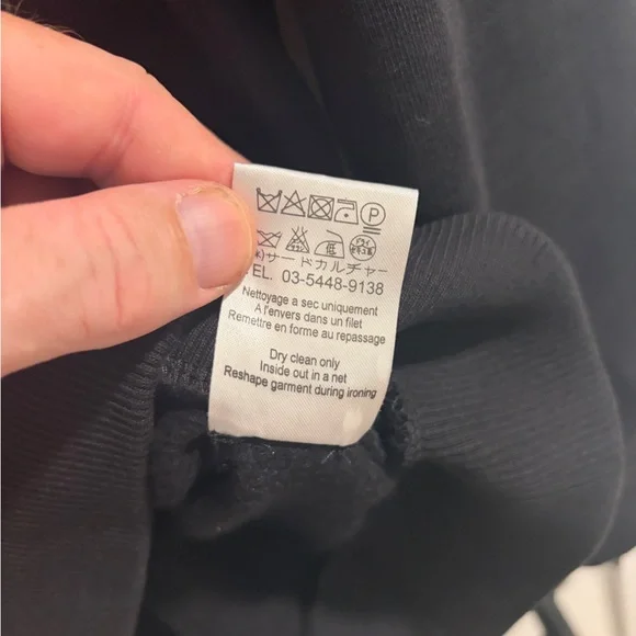 Givenchy men’s oversized black sweater L